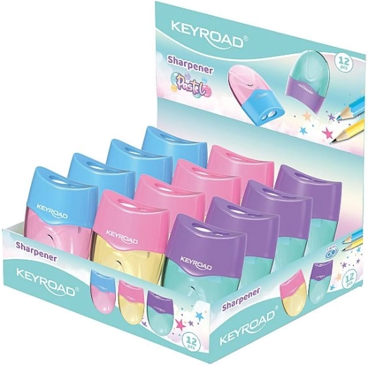 Ořezávátko Keyroad Mellow Duo pastelové
