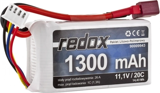 Baterie Redox LiPo 11,1 v 1300 mah 20c