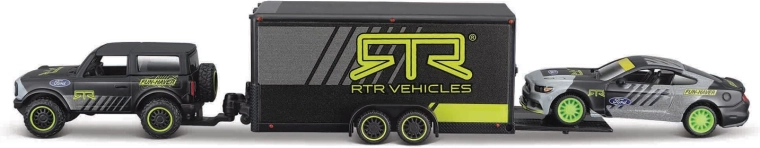 Maisto design team haulers kovový tahač s autíčkem 1:64