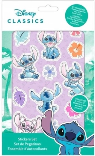 Stitch sada 100 samolepek