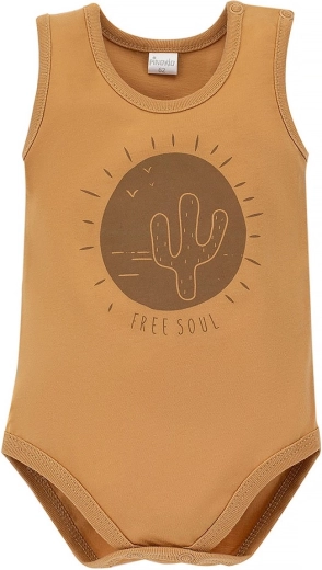 Pinokio dětské body Free Soul žluté, velikost 86