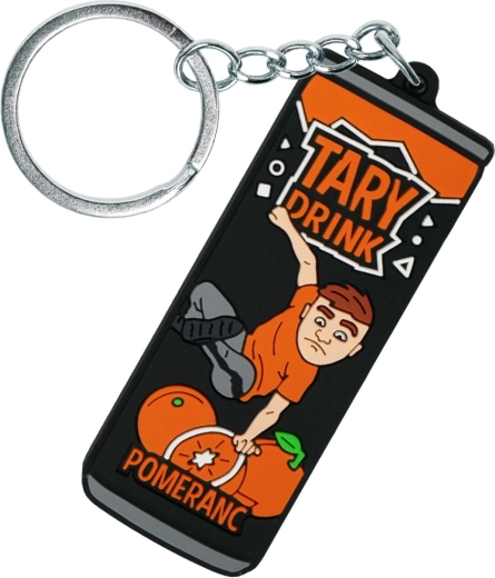 Přívěšek na klíče Tary drink pomeranč
