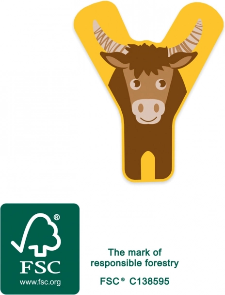 Small Foot dřevěné písmeno Y