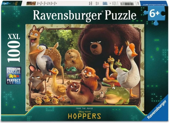 Ravensburger puzzle Na skok do divočiny XXL 100 dílků