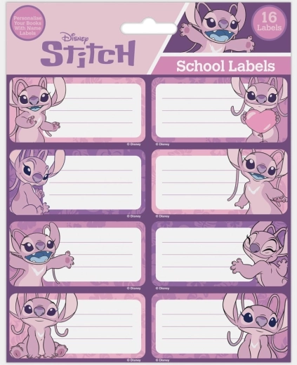Disney Lilo & Stitch jmenovky na sešity Angel