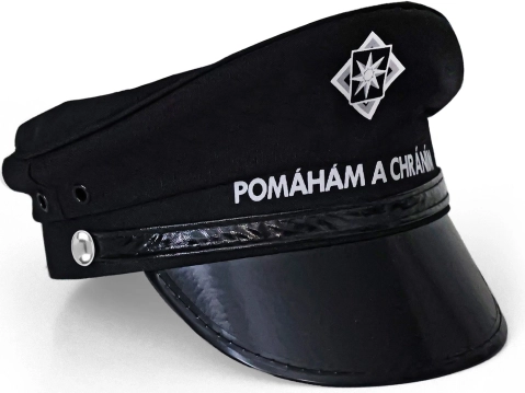 Dětská policejní čepice s nápisem