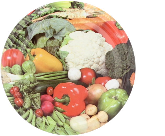 Sada víček FI 82 s motivem květáku, 10 ks