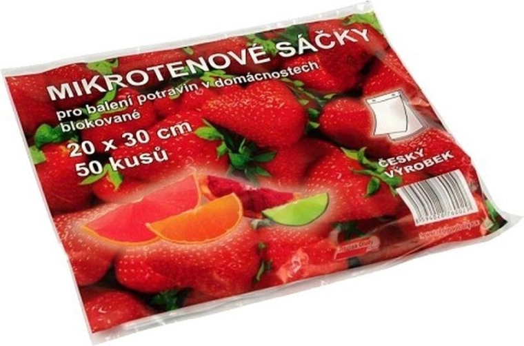 Mikrotenové sáčky 1 l 20 × 30 cm, 50 ks
