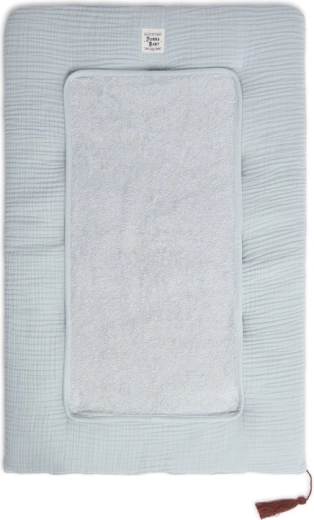 Funnababy mušelínová přebalovací podložka Dove Grey 50 × 80 cm