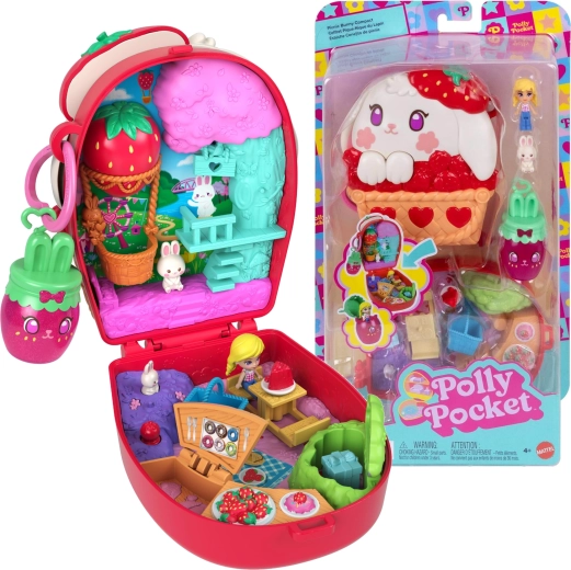 Polly Pocket kompaktní sada králičí piknik s figurkami a doplňky