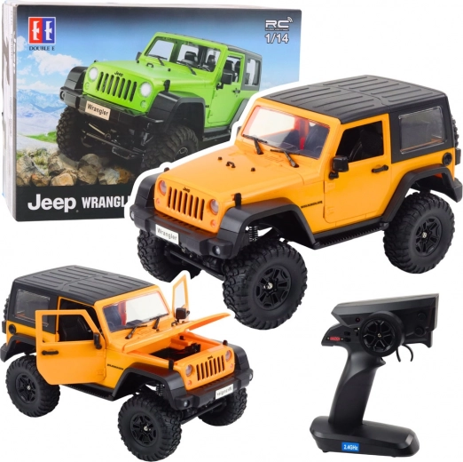 Rc terénní auto JEEP Wrangler Rock Crawler 1:14 – oranžové