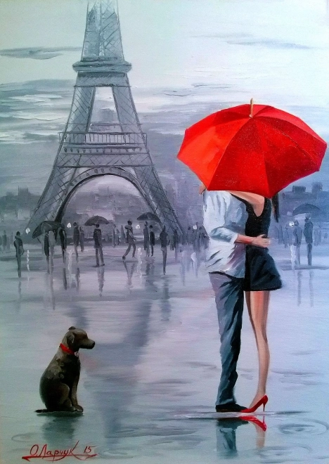 Enjoy Puzzle Paříž pro dva 1000 dílků