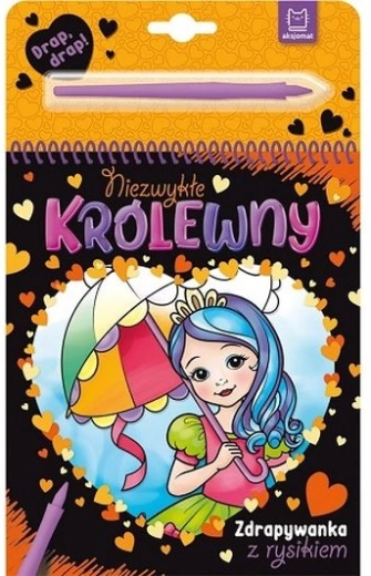 Neobyčejné princezny – vyškrabávací obrázky s rydlem
