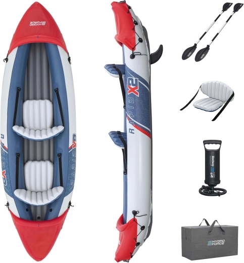 Nafukovací kajak HYDRO-FORCE Lite Rapid X2 pro 2 osoby 321 × 100 cm