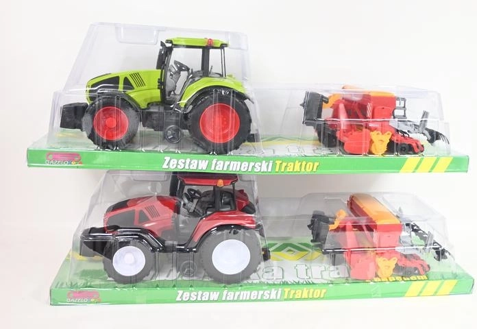 Traktor s připojitelným zemědělským strojem