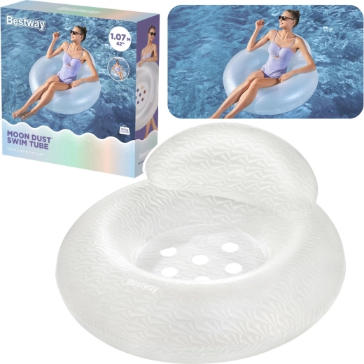 Bestway Moon Dust swim tube nafukovací kruh na vodu se sedátkem