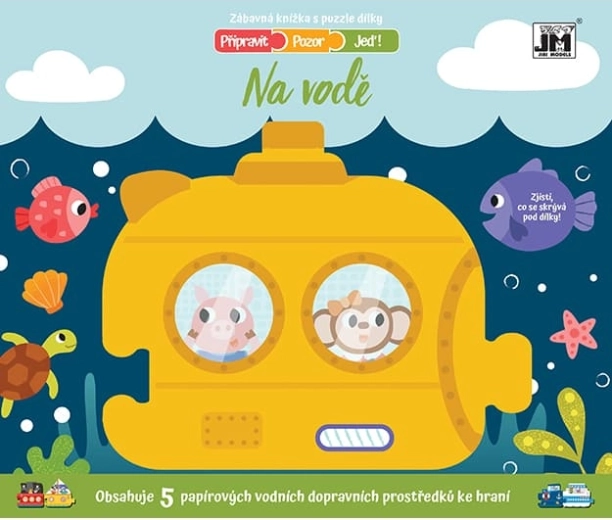 Připravit, pozor, jeď! na vodě – interaktivní kniha s vyjímatelnými dílky