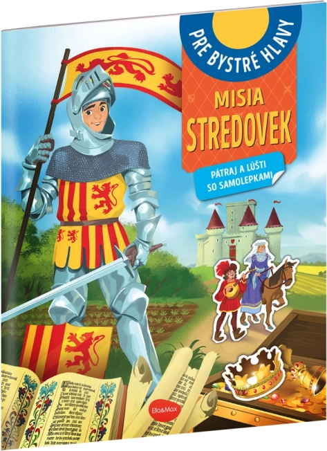 Misia Středověk – Pátrání a luštění se samolepkami