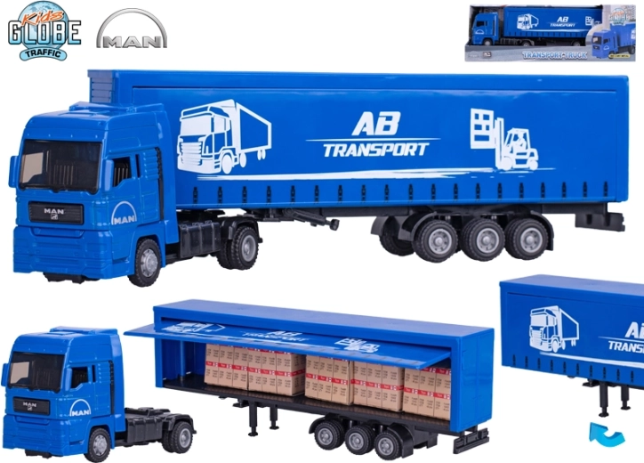 Kids Globe Traffic kamion MAN 30 cm s volným chodem