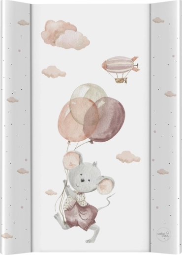 Ceba Baby měkká přebalovací podložka Basic Mouse 50 × 70 cm