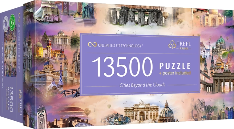Puzzle 13 500 dílků Města nad oblaky