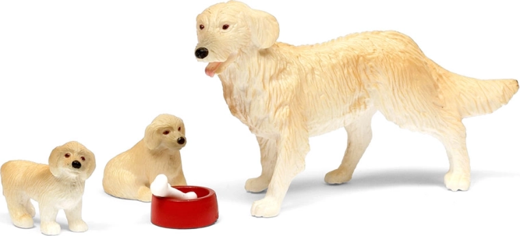 Lundby figurky pejsků do domečku pro panenky