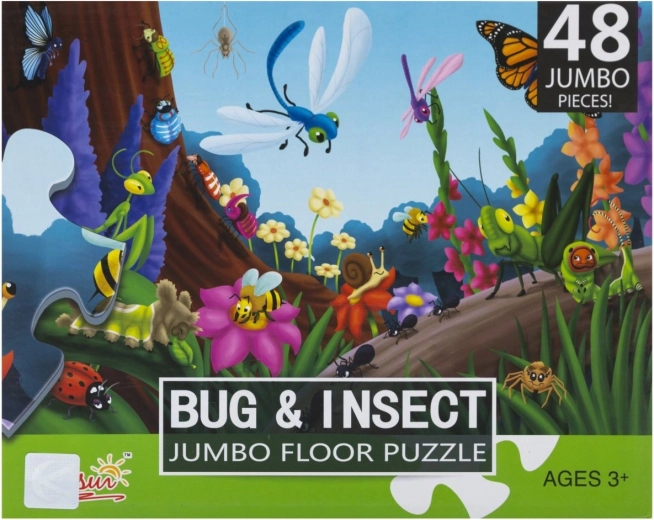 XXL dětské puzzle svět hmyzu 48 dílků - 1 kus