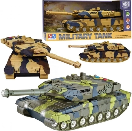 Dětský tank se světelnými a zvukovými efekty