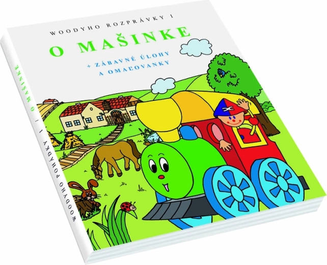 Knížka O mašince 1. díl ve slovenštině
