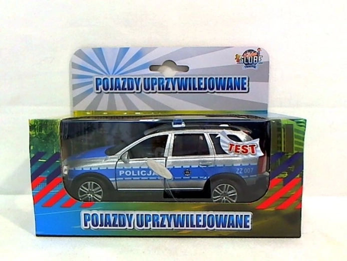 Volvo policejní auto se světlem a zvukem 14 cm