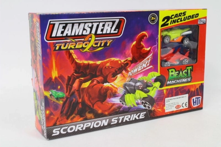 Teamsterz Beast Machines tor: útok škorpiona + 2 autíčka