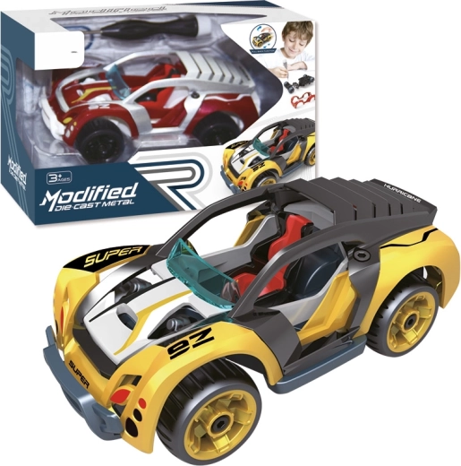 Šroubovací autíčko s natahovacím pohonem 1:32