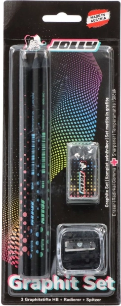 Sada tužek, guma a strouhátko 3 v 1 Jolly Next Gen