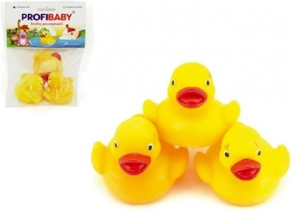 Profibaby malé pískací kačenky do vany 6 cm (3 ks)