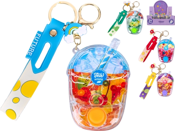 Vodní hra s klíčenkou – kapesní hračka pro trénink jemné motoriky