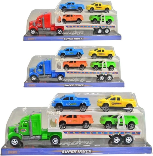 Tahač s autíčky na setrvačník 31,4 × 13,2 × 8,5 cm