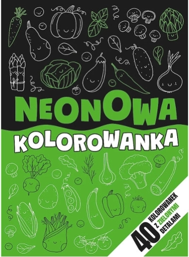 Neonová omalovánka – zelená