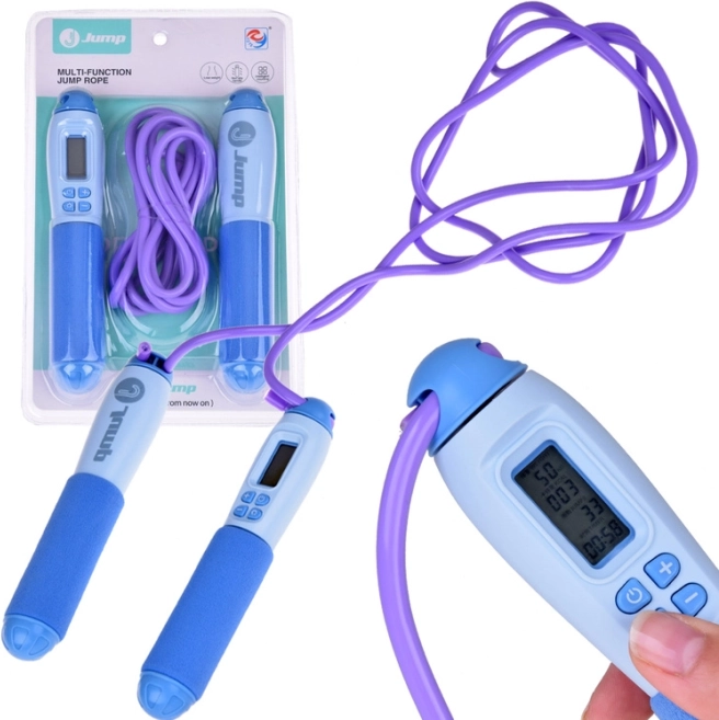 Digitální švihadlo s počítadlem, nastavitelná délka 215 cm