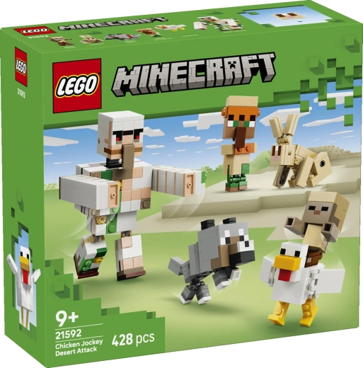 LEGO Minecraft Útok kuřecího jezdce v poušti