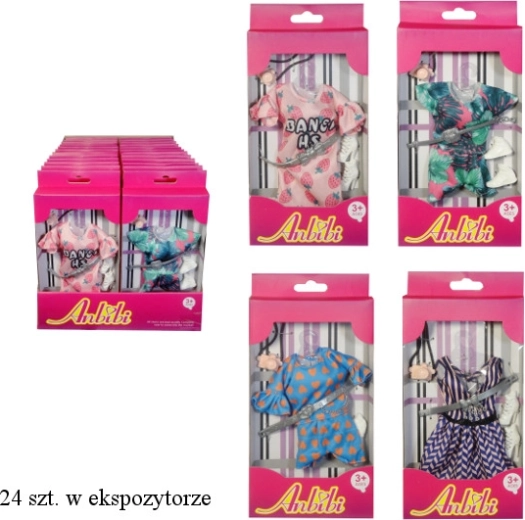 Obleček pro panenku s doplňky