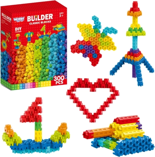 Woopie Kreativní stavebnice Classic Blocks 300 dílků