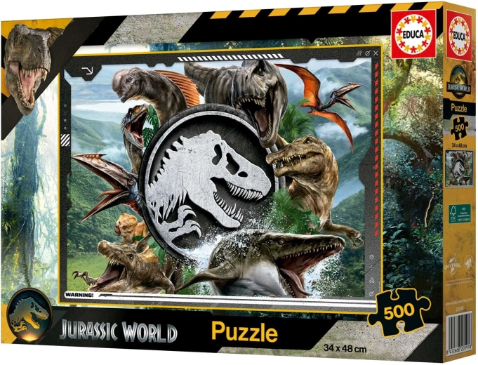 Educa puzzle Jurassic World 500 dílků