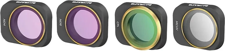 Sada filtrů UV, CPL, ND4 a ND8 pro DJI Mini 3 Pro