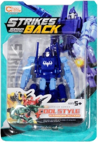 Plastový robot 2v1 – mění se v letadlo