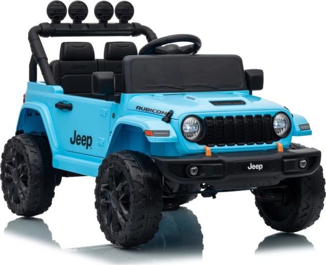 Dětské elektrické autíčko Jeep Rubicon 24 V světle modré