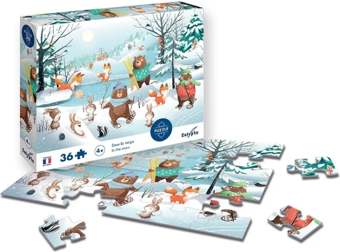 Sentosphere puzzle na sněhu 36 dílků