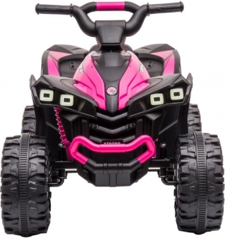 Růžová elektrická čtyřkolka pro děti