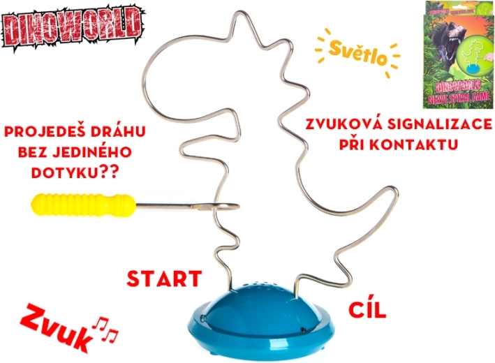 Dinoworld hlavolam dinosaurus se světelnými a zvukovými efekty