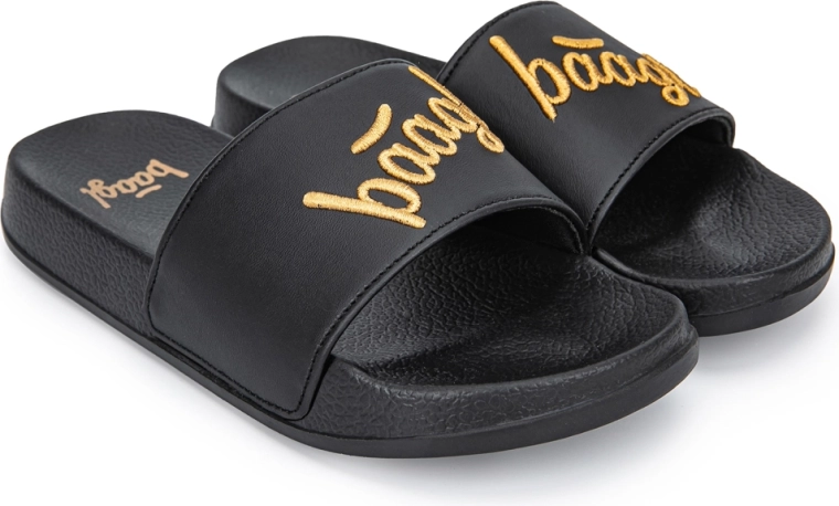 Baagl pantofle logo gold (velikost 32)