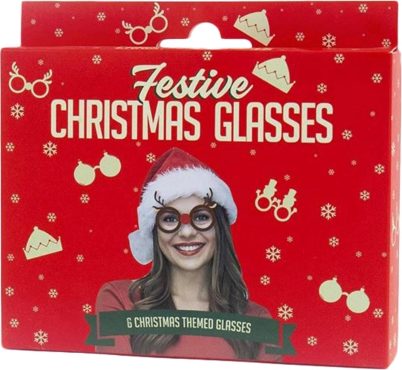 Gift Republic vánoční karnevalové brýle sada 6 kusů